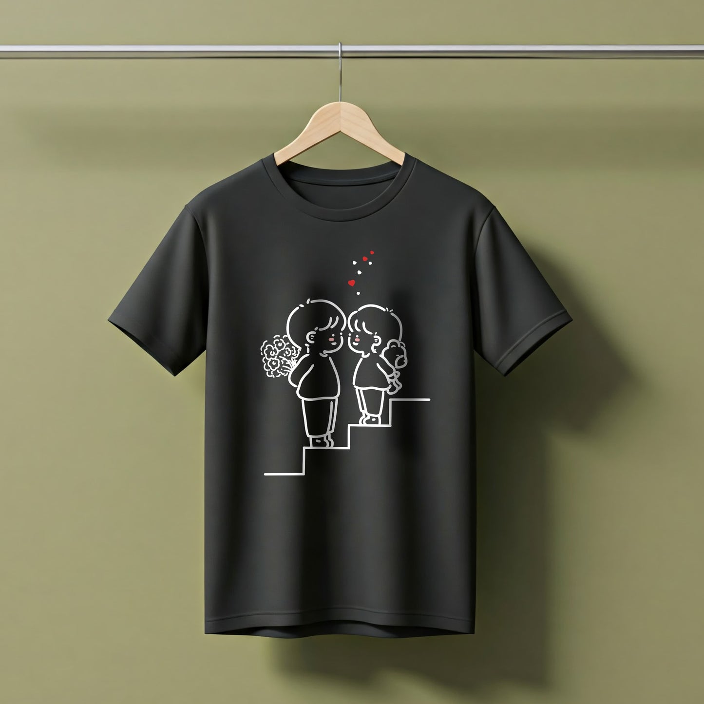 Valentine day T shirt "cute couple"