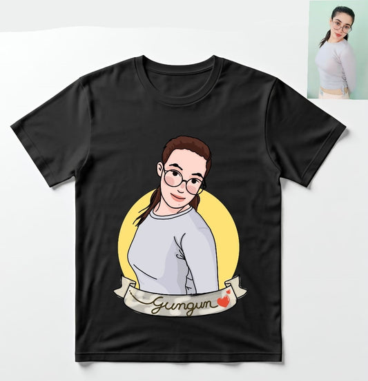 Personalized Tshirt of One Person-Full Featured